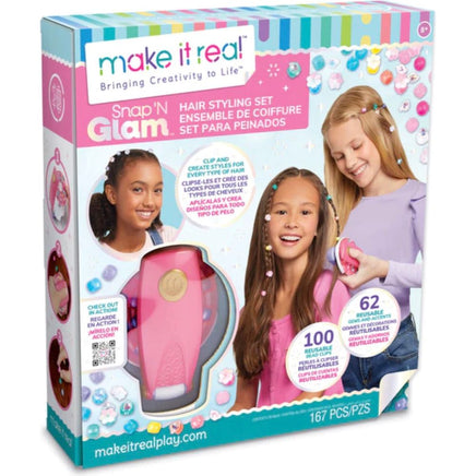 Snap n Glam Hair Styling Set - ToyTime