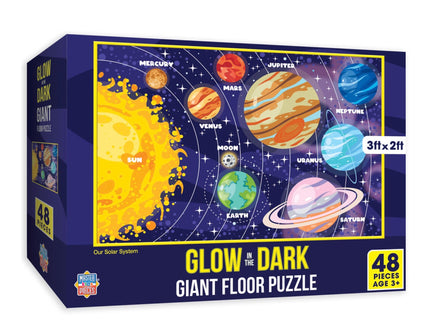 Solar System Glow In The Dark Floor Puzzle 48pcs - ToyTime