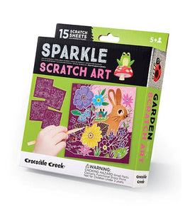 Sparkle Scratch Art/Garden - ToyTime