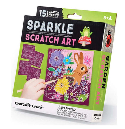 Sparkle Scratch Art/Garden - ToyTime