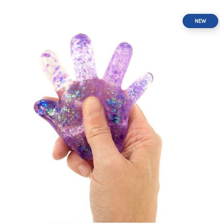 Sparkly Squishy High Five Hand - ToyTime