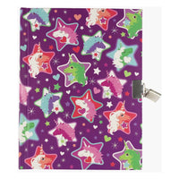 Sparkly Unicorns Locking Journal - ToyTime