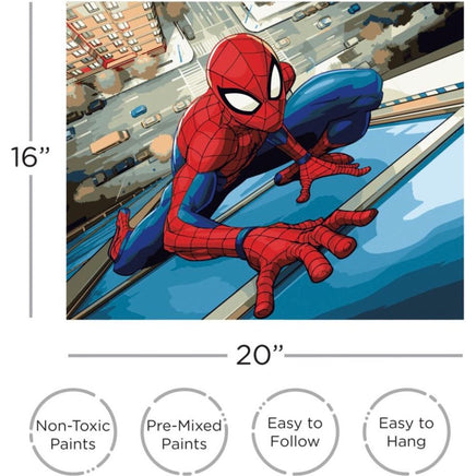 Spiderman art by numbers - ToyTime