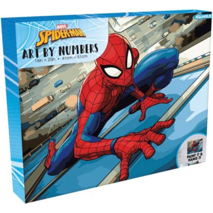 Spiderman art by numbers - ToyTime