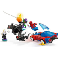 Spiderman race car and venom green goblin 76279 - ToyTime