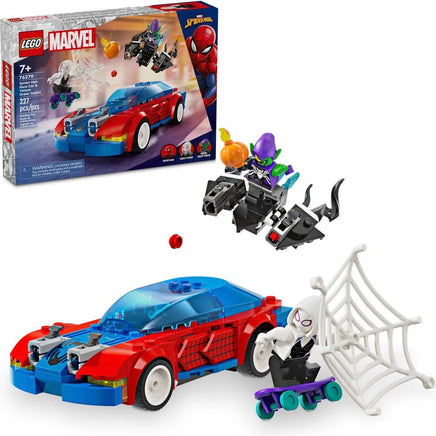 Spiderman race car and venom green goblin 76279 - ToyTime