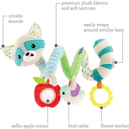 Spiral Activity Toy - Raccoon - ToyTime