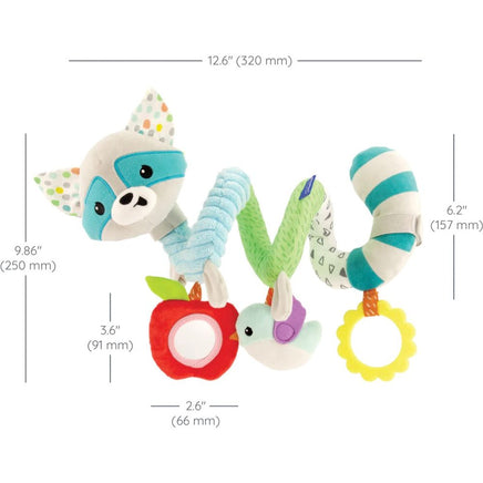 Spiral Activity Toy - Raccoon - ToyTime