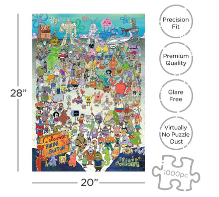 Spongebob Squarepants 1000 pc puzzle - ToyTime