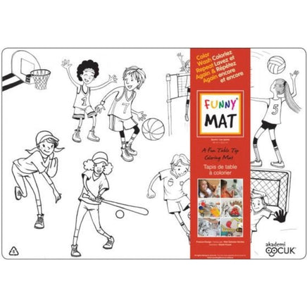 Sports Coloring/Washable Funny Mat - ToyTime