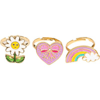 Spring flower 3 ring set - ToyTime