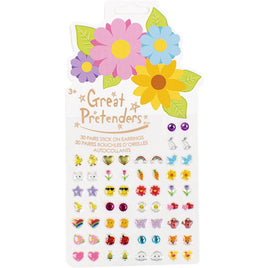 Spring Flowers Stick On Earrings - ToyTime