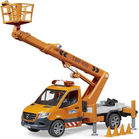 sprinter servicetruck w crane and man busket - ToyTime