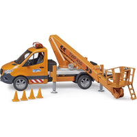 sprinter servicetruck w crane and man busket - ToyTime