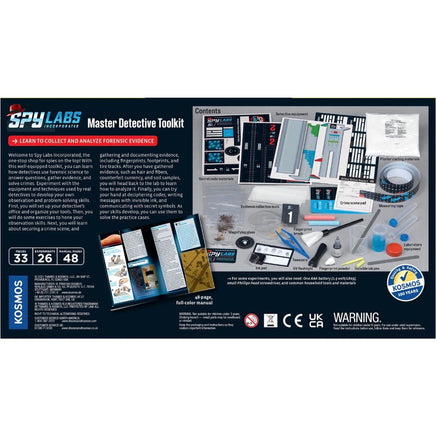 Spy Labs Master Detective Tool Kit - ToyTime