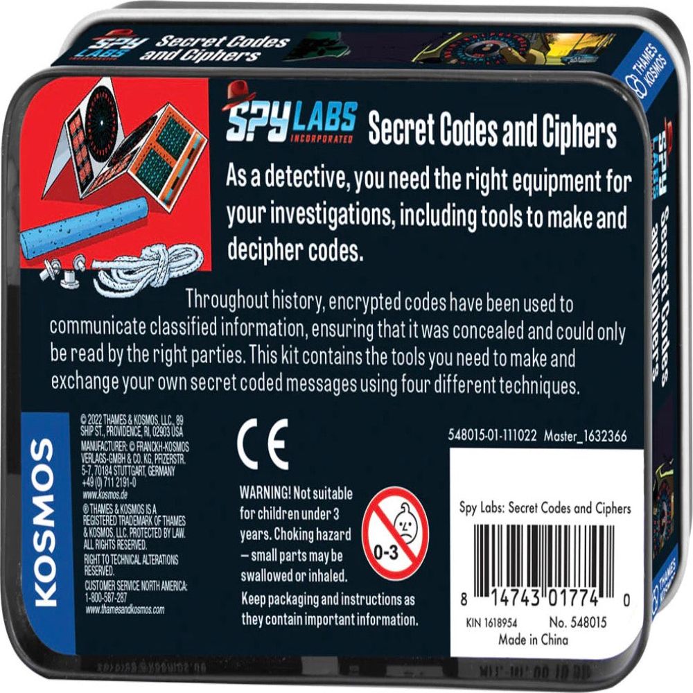 Spy Labs Secret Codes and Ciphers - ToyTime| ToyTime