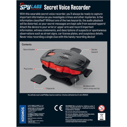 Spy Labs Secret Voice Recorder - ToyTime