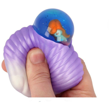 Squeezy Mermaid Bubble Shell - ToyTime