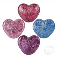 Squeezy Sparkle Sugar Heart 2.5 inch - ToyTime