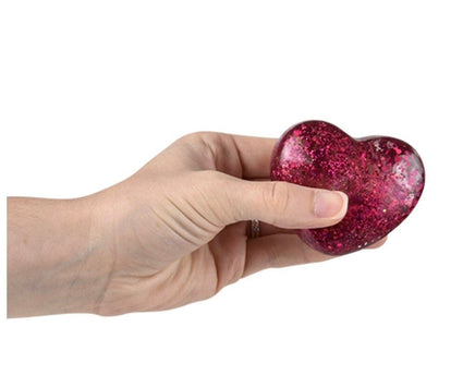 Squeezy Sparkle Sugar Heart 2.5 inch - ToyTime