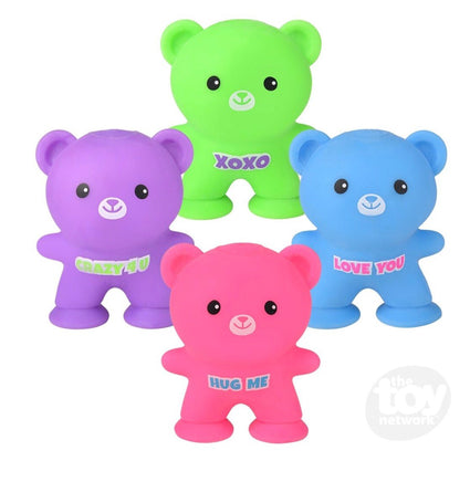 Squeezy Suction Bear 3 inch - ToyTime