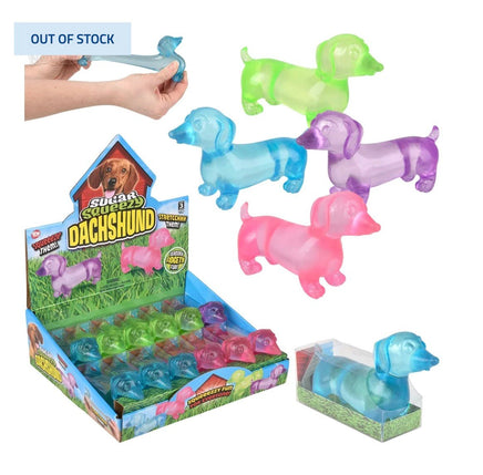 Squeezy Sugar Dachshund 4.5 inch - ToyTime