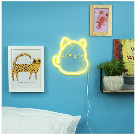 SQUISHMALLOWS Cam the Cat Neon Light - ToyTime