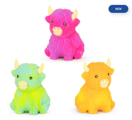 Squishy Rainbow Highland Cow - ToyTime