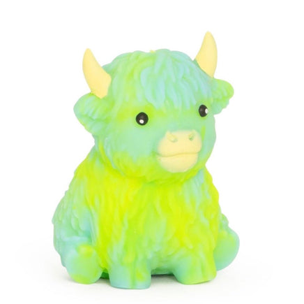 Squishy Rainbow Highland Cow - ToyTime
