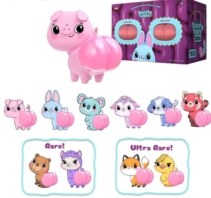 Squishy Tushy Toys 3 Inch Figure Blind Box Double Pack - ToyTime