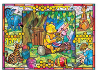 Stained Glass Classics Winnie the Pooh 500pc Puzzle - ToyTime