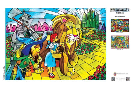Stained Glass Classics Wizard of Oz 500pc Puzzle - ToyTime