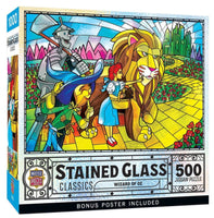 Stained Glass Classics Wizard of Oz 500pc Puzzle - ToyTime