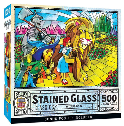 Stained Glass Classics Wizard of Oz 500pc Puzzle - ToyTime