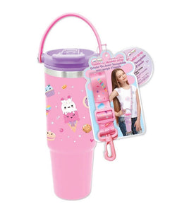 Stainless Steel Tumbler W/ Shoulder Strap - ToyTime