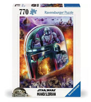 Star Wars The Mandalorian Helmet Shaped 770 Pc Puzzle - ToyTime