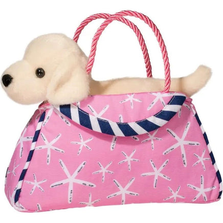 Starfish Stripe Sak With Yellow Lab 2221 - ToyTime