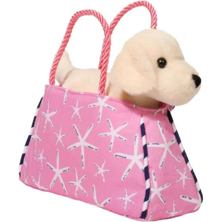 Starfish Stripe Sak With Yellow Lab 2221 - ToyTime