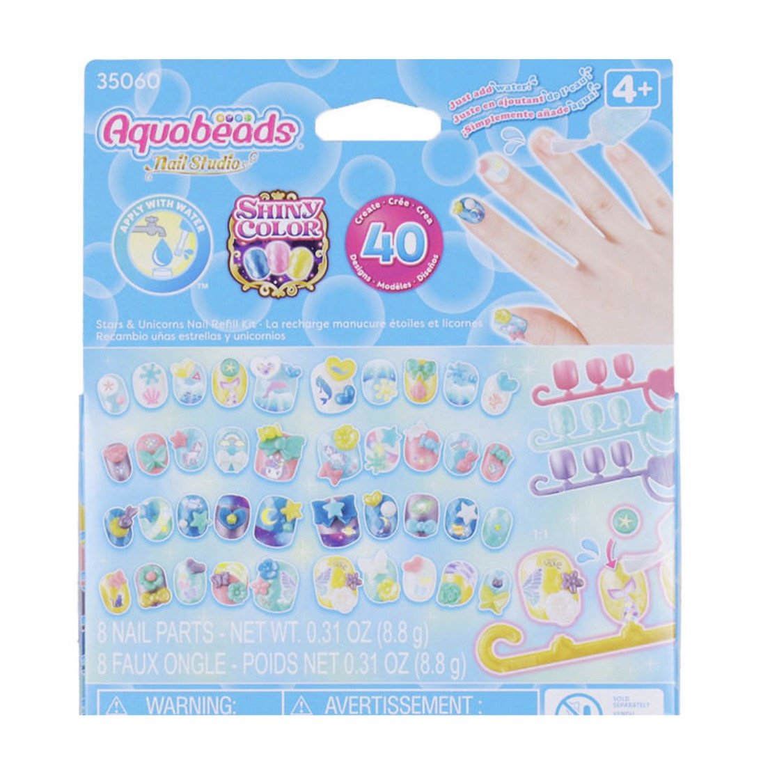 Pacote de festa Aquabeads Magic Unicorn, kit Pacote de festa Aquabeads Magic Unicorn, kit