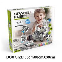 STEM Space Fleet Robot Space Building Kit DIY 6 In 1 Blocks - ToyTime