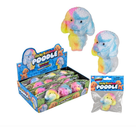 Sticky Rainbow Poodle 2.75 inch - ToyTime