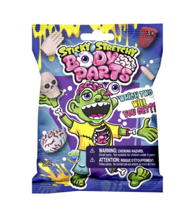 Sticky Stretchy Body Parts BlindBags Asst - ToyTime