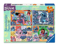 Stitch 4x100pc puzzle - ToyTime