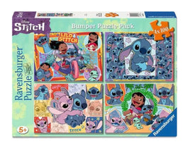 Stitch 4x100pc puzzle - ToyTime