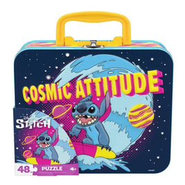 Stitch Tin Lunch Box with 48 Piece Puzzle - ToyTime