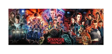 Stranger Things 1000Pc Panoramic Puzzle - ToyTime