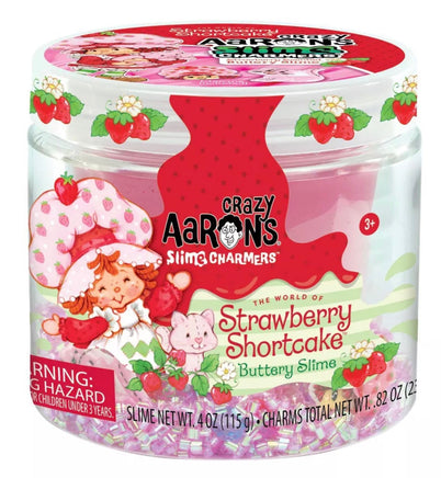 Strawberry Shortcake Slim Charmers 10oz Slime Jar - ToyTime