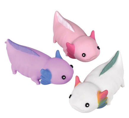 Stretchy Sandy Axolotl Squeezy - ToyTime