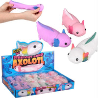 Stretchy Sandy Axolotl Squeezy - ToyTime