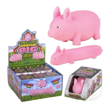Stretchy Squish Pig 4 inch - ToyTime